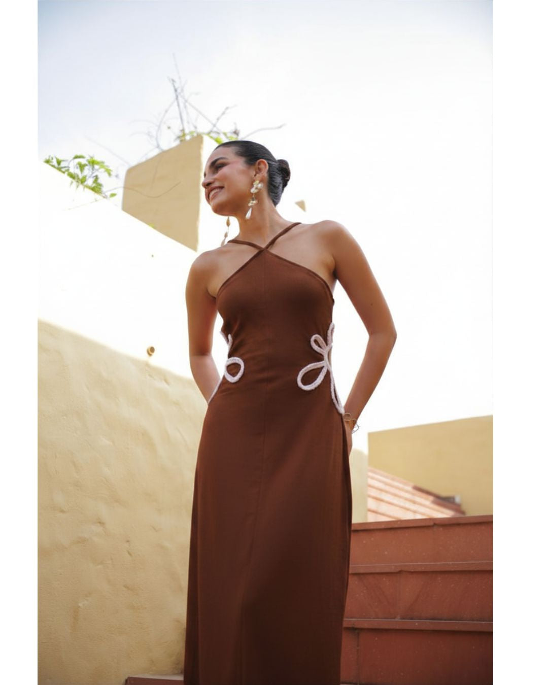 Alicia Dress - Brown