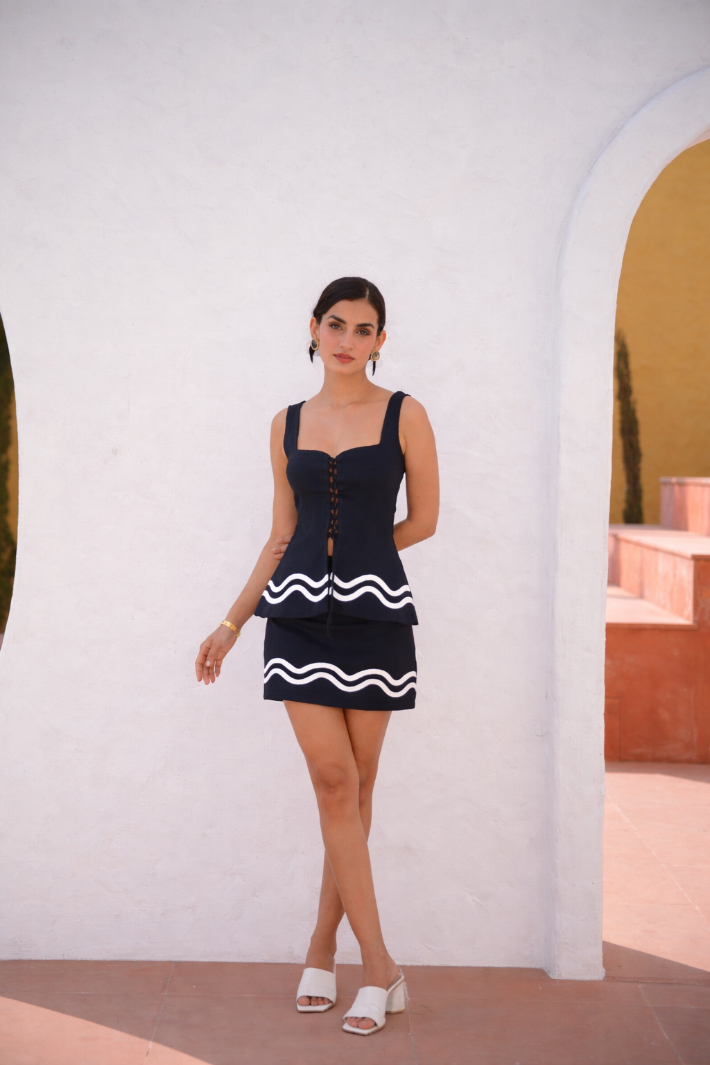 Jessica Set - Navy Blue