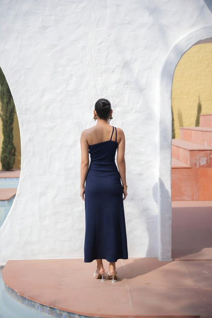 Santana Dress - Navy Blue
