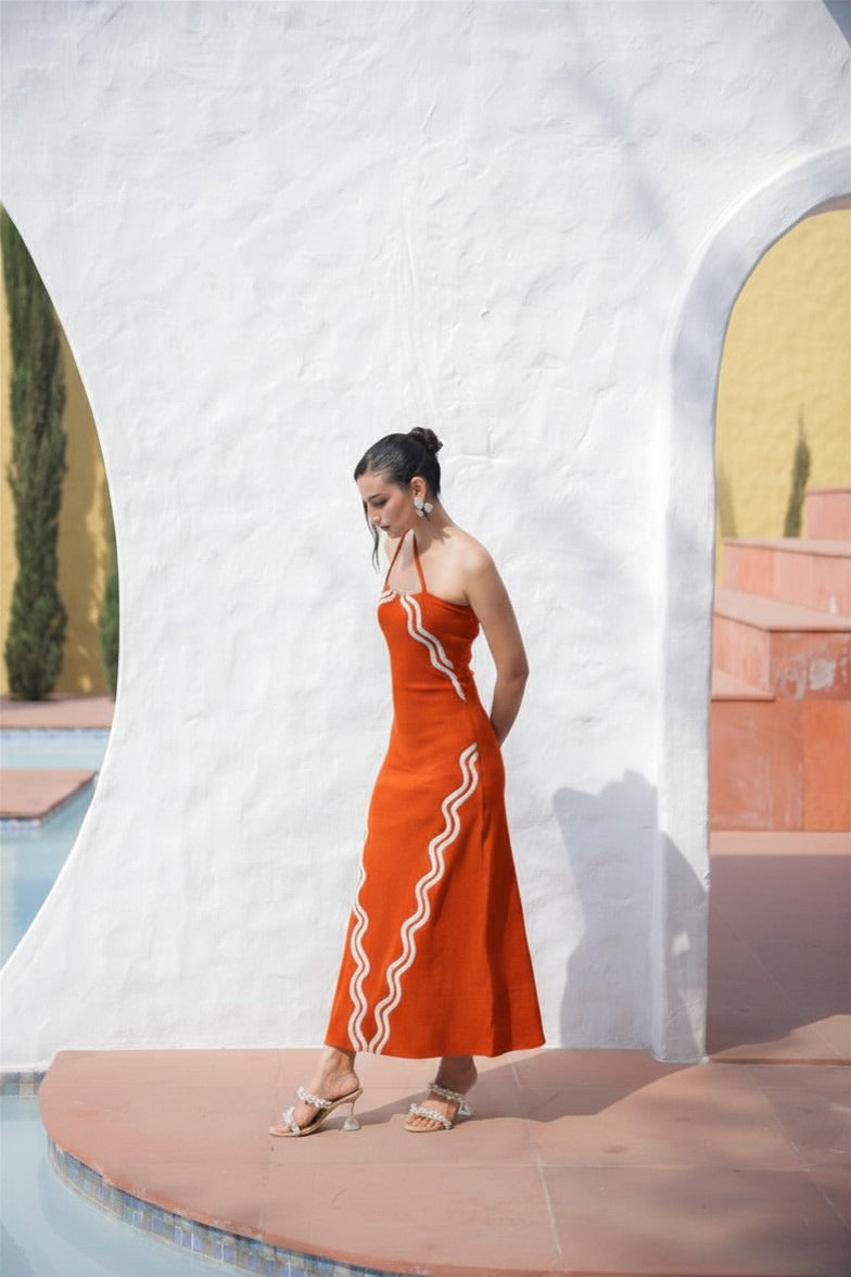 Santana Dress - Orange