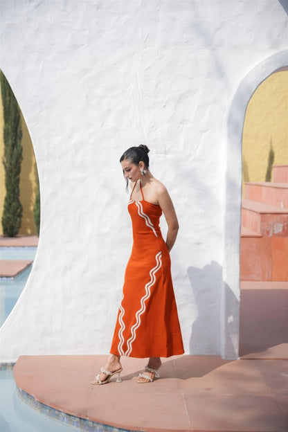 Santana Dress - Orange