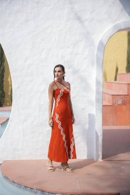 Santana Dress - Orange