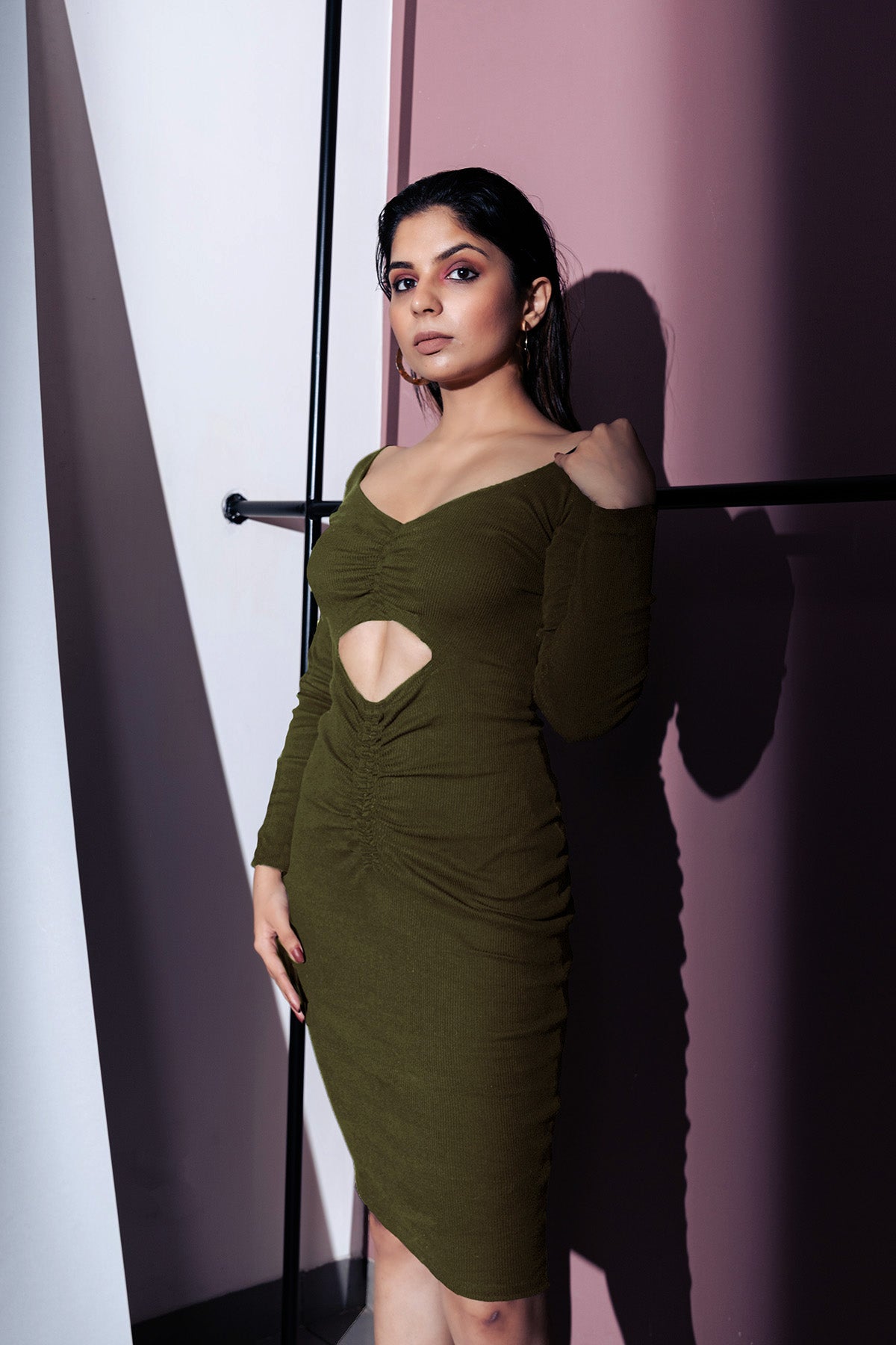 melina bodycon dress Amazon.com: Lucy in the Sky Melina Bodycon Side Slit Dress